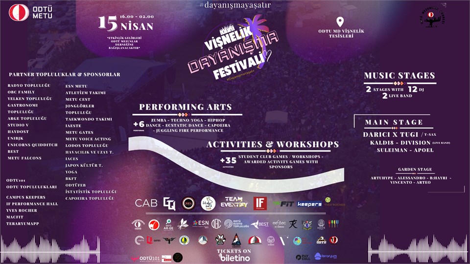 Vişnelik Dayanışma Festivali (15 Nisan, 16.00 - 02.00)