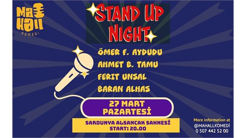 Stand Up - KOMEDİ MAHALL SHOW İzmir