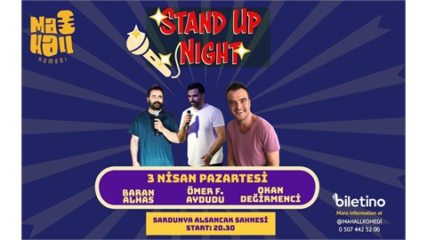 Stand Up Gecesi Komedi Mahall İzmir