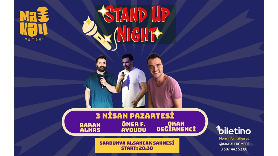 Stand Up Gecesi Komedi Mahall İzmir