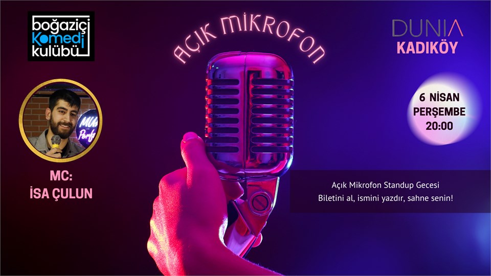 Boğaziçi Komedi Kulübü: Kadıköy Açık Mikrofon Stand-up