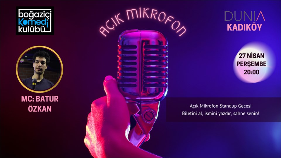 Boğaziçi Komedi Kulübü: Kadıköy Açık Mikrofon Stand-up