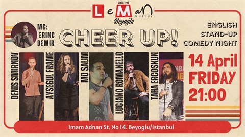 Cheer Up! English Stand-up Night at Leman