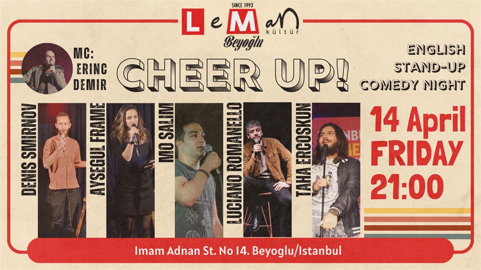Cheer Up! English Stand-up Night at Leman