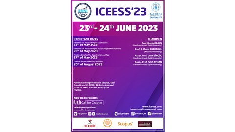 VI. International Conference on Empirical Economics and Social Science (ICEESS’23)