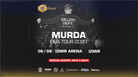 +1 Sunar: Murda Dua Tour | 6 Haziran 2023 İzmir Arena 
