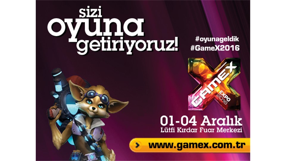 GameX 2016 Uluslararası Dijital Oyun Fuarı