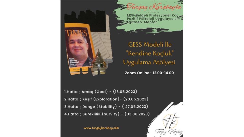 KENDİNE KOÇLUK UYGULAMA ATÖLYESİ- 4 Hafta