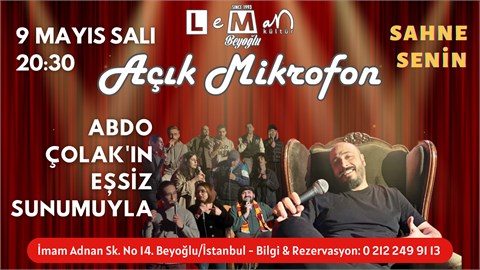 Leman Kültür Taksim Açık Mikrofon