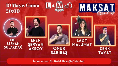 Maksat Standup Taksim Komedi Gecesi