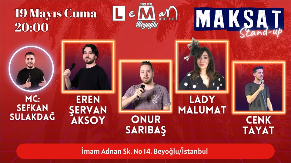 Maksat Standup Taksim Komedi Gecesi