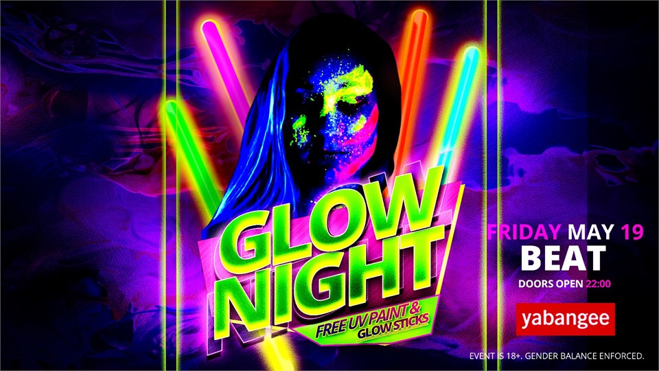 Glow Night: Free UV Paint & Glow Sticks