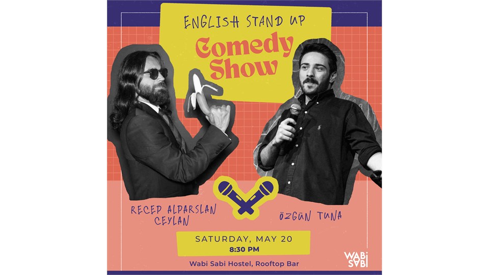 ENGLISH STAND UP COMEDY NIGHT @ Wabi Sabi Roof Bar