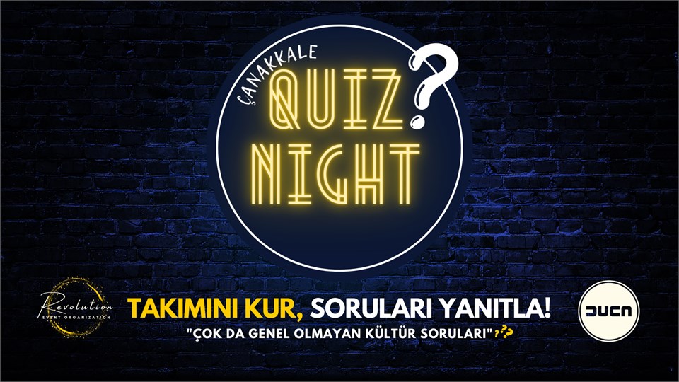 Çanakkale Quiz Night