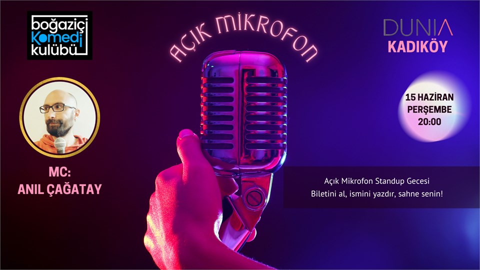 Boğaziçi Komedi Kulübü: Kadıköy Açık Mikrofon Stand-up