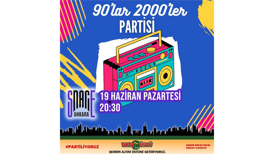 90'lar 2000'ler Türkçe Pop Partisi
