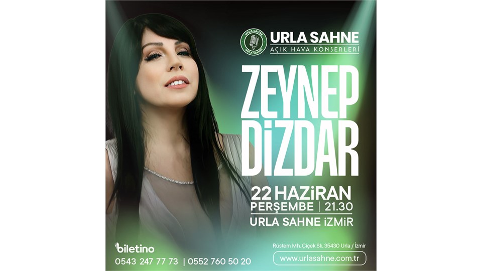 Zeynep Dizdar Konseri | Urla Sahne