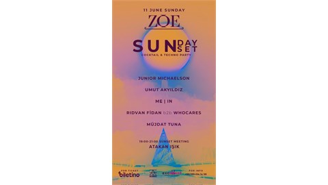 SUNDAY SUNSET at ZOE GARDEN