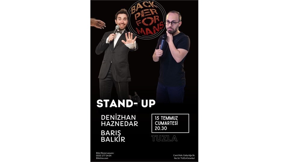 Barış BALKIR – Denizhan HAZNEDAR Stand-Up Gösterisi Tuzla Back Performans Cafe