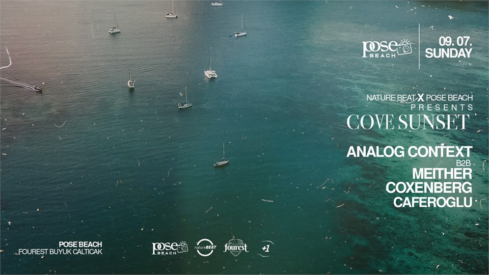 NATURE BEAT PRESENT  ANALOG CONTEXT B2B MEITHER  POSE BEACH / COVE SUNSET 