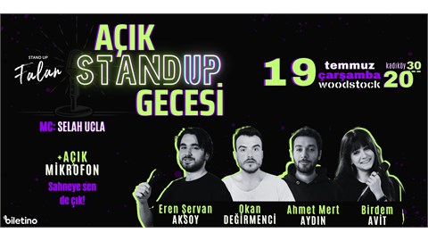 AÇIK STAND UP GECESİ FALAN