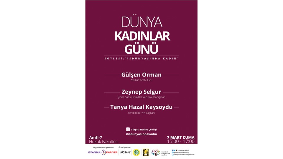 DÜNYA KADINLAR GÜNÜ | SÖYLEŞİ: "İŞ DÜNYASINDA KADIN"