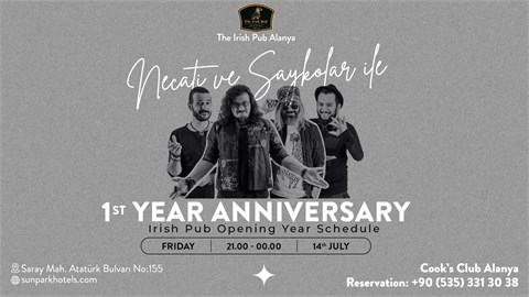 THE IRISH PUB 1st YEAR ANNIVERSARY