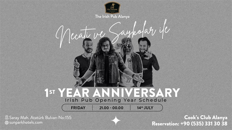 THE IRISH PUB 1st YEAR ANNIVERSARY