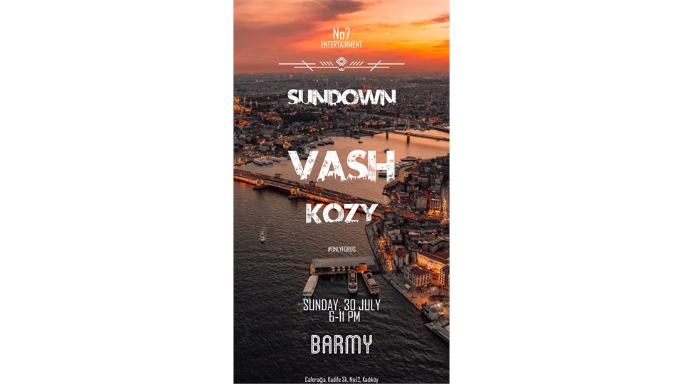 No7 Entertainment x Barmy İstanbul Roof Private Party