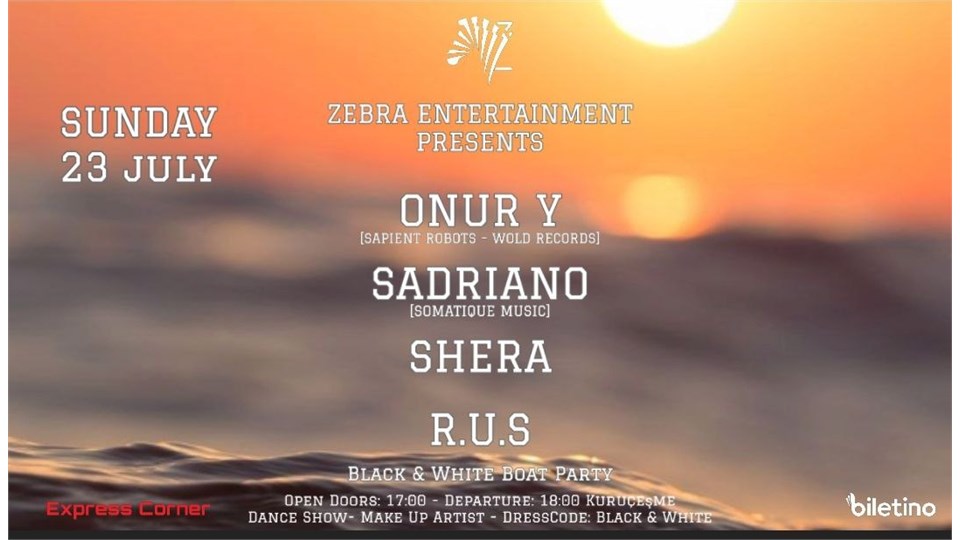 Black & White Boat Party