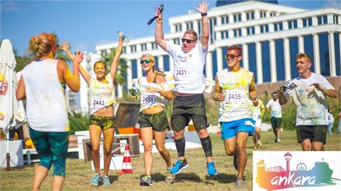 Color Sky 5K Ankara Renkli Koşu