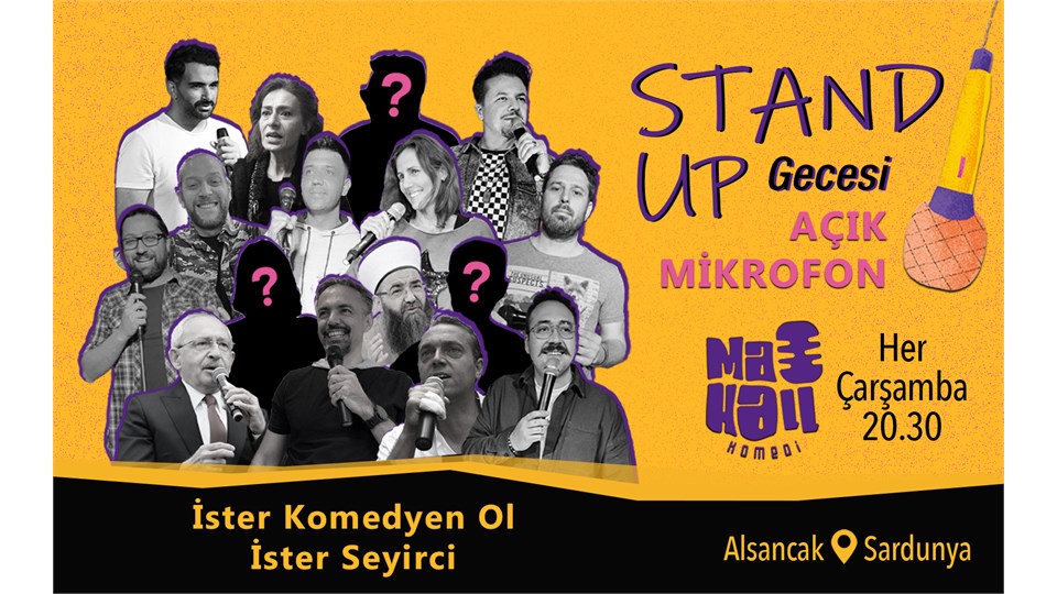 Açık Mikrofon Stand Up Gecesi İZMİR 