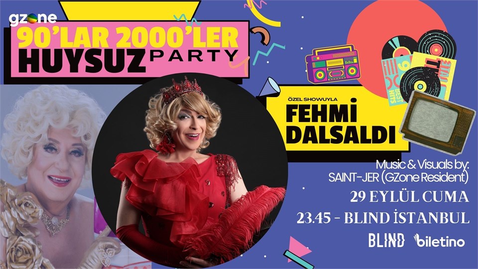 GZone 90lar 2000ler Huysuz Party (sahnede Fehmi Dalsaldı)