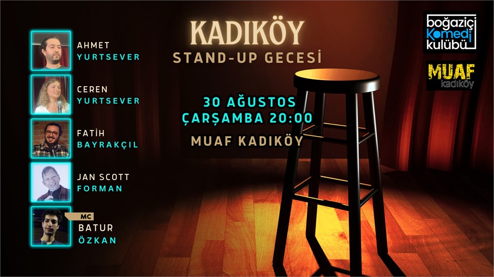 Boğaziçi Komedi Kulübü: Kadıköy Stand-up Gecesi