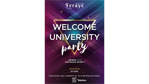 Welcome University Party | 06 Ekim Cuma | GOTHA Organization