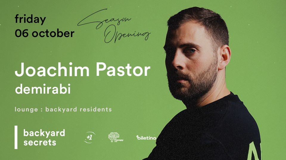 Joachim Pastor @ backyard secrets