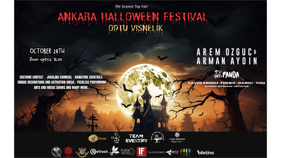 Ankara Halloween Festival (ODTU Visnelik - October 28th)