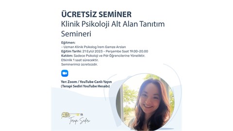 ''Klinik Psikoloji Alt Alan Tanıtım'' Semineri