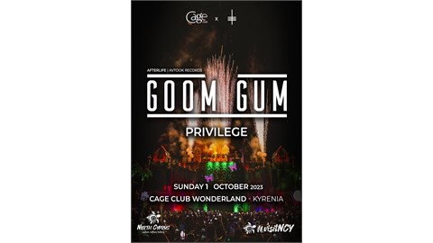 GOOM GUM at Cage Club by Technoport