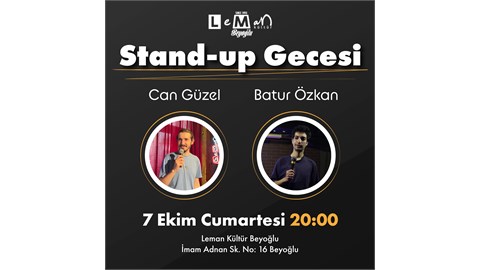 Leman 2'li Stand up - Can Güzel & Batur Özkan