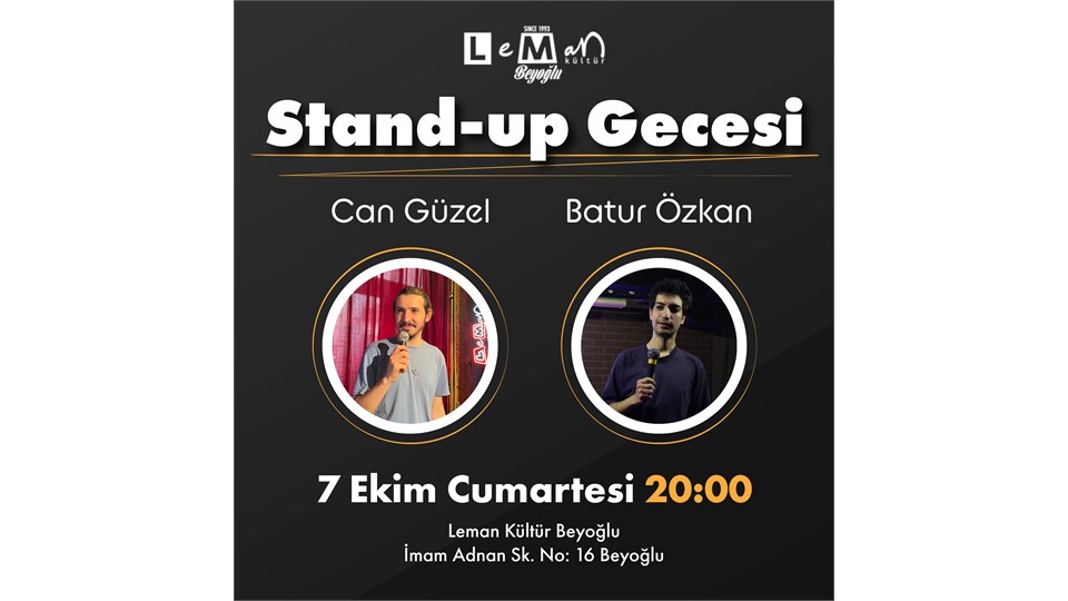 Leman 2'li Stand up - Can Güzel & Batur Özkan