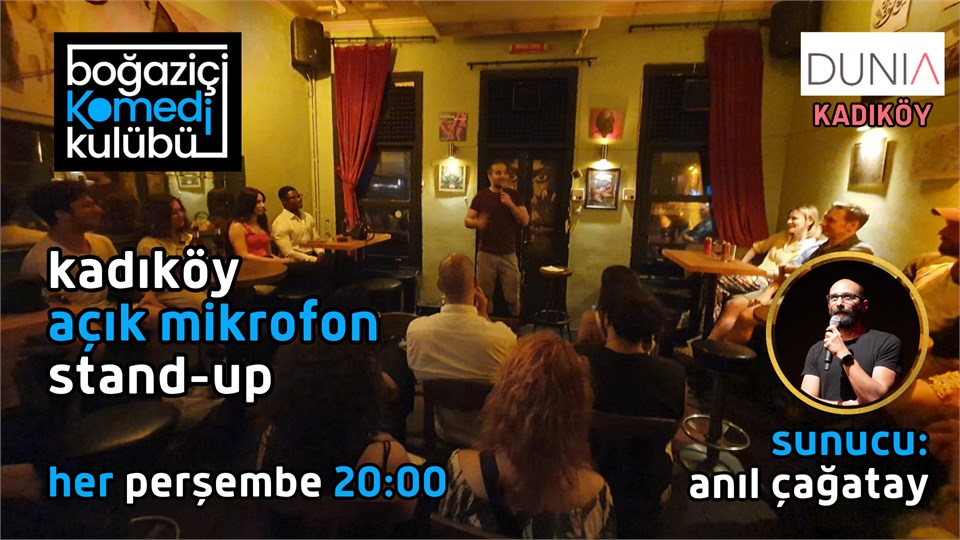 Boğaziçi Komedi Kulübü: Açık Mikrofon Stand-up Gecesi