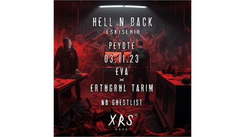 HELL N BACK  -  Hard Techno Rave Party Eskişehir