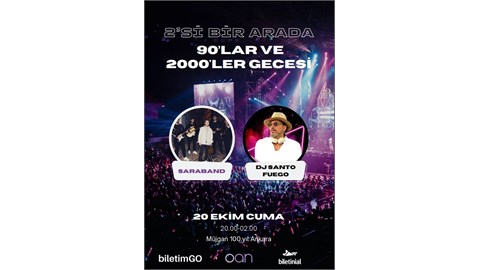 2'si Bir Arada 90'lar ve 2000'ler Gecesi 
