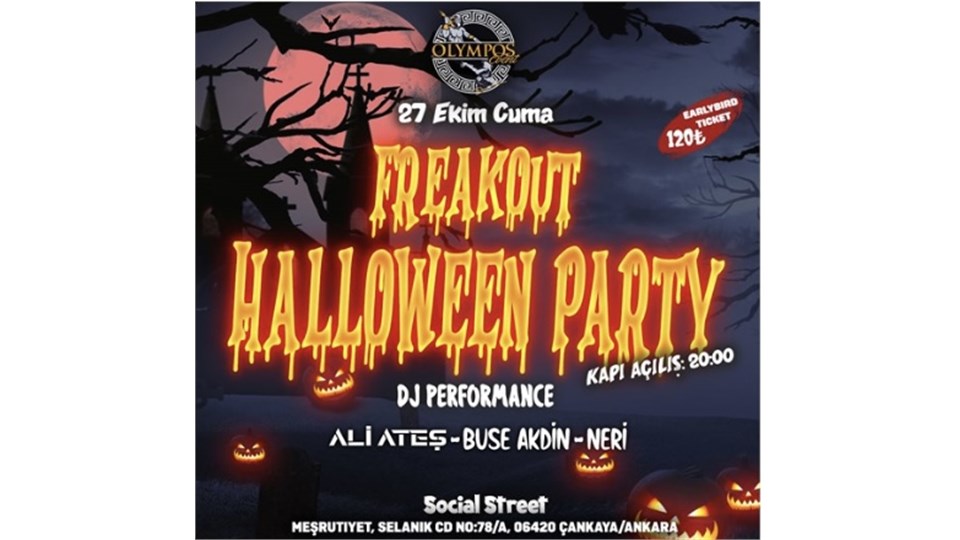 Freakout Halloween Party Social Street