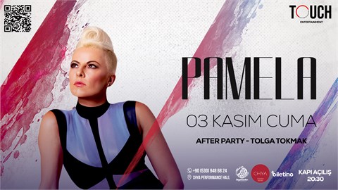 Pamela Konser | 03 Kasım Cuma | Konya Chya 