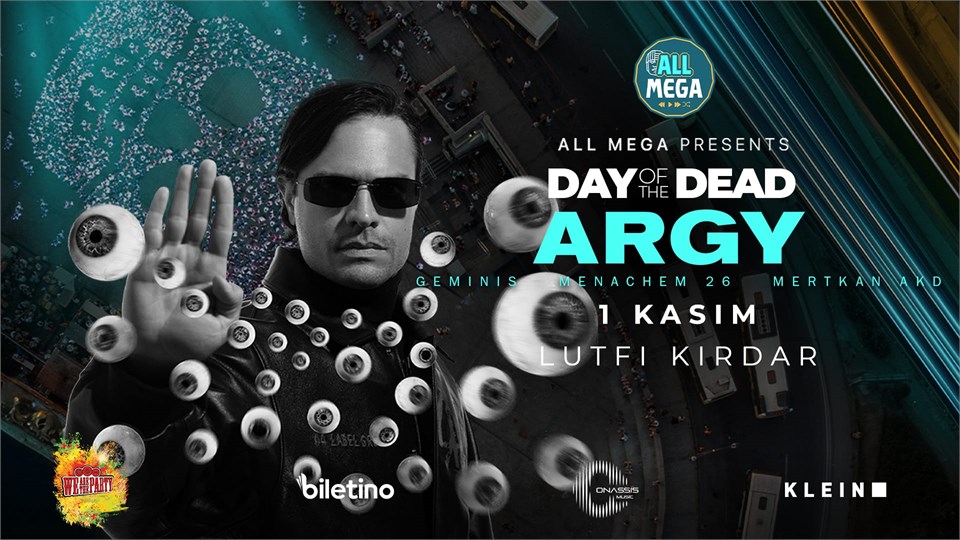 ALL MEGA PRESENTS DAY OF THE DEAD PARTY with ARGY