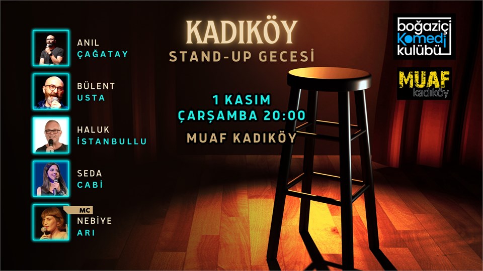 Kadıköy Stand-up Gecesi - Boğaziçi Komedi Kulübü