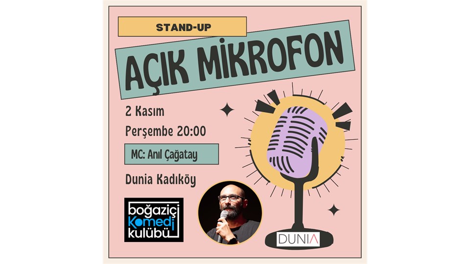 Boğaziçi Komedi Kulübü: Açık Mikrofon Stand-up Gecesi