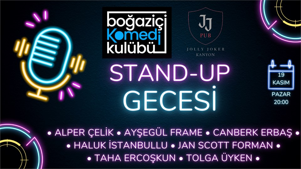 Boğaziçi Komedi Kulübü JJ Pub Kanyon Stand-up Gecesi
